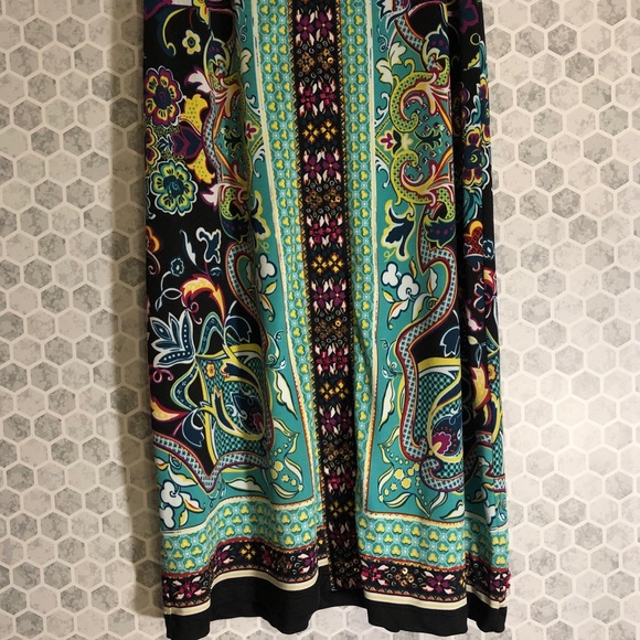 Eci Boho Patterned Dress with Beaded Detailing - Picture 3 of 8